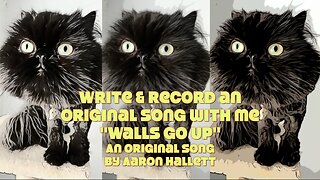 Write & Record an Original Song With Me "Walls Go Up" an Original Song by Aaron Hallett