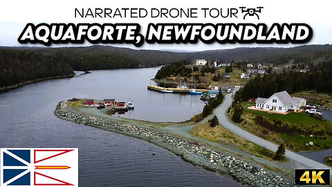 🌊 Aquaforte, Newfoundland and Labrador 🏔️ 4K Drone