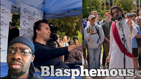 False Christ vs Charlie Kirk Debate Blasphemy SMH