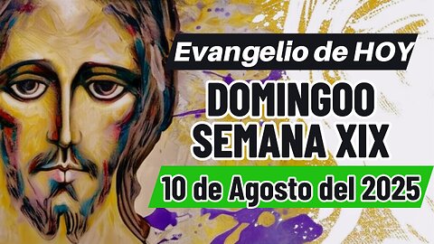 Evangelio del HOY Domingo 10 08 2025 Semana XVIII Lc 12,32-48.