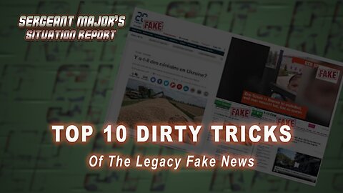 Top 10 Dirty Tricks | Sergeant Major's Situation Report w/John Gillette