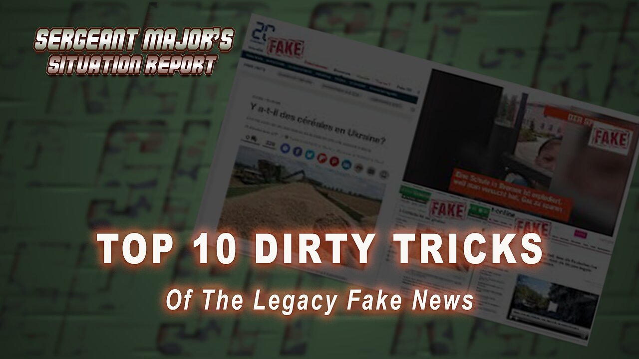 Top 10 Dirty Tricks | Sergeant Major's Situation Report w/John Gillette