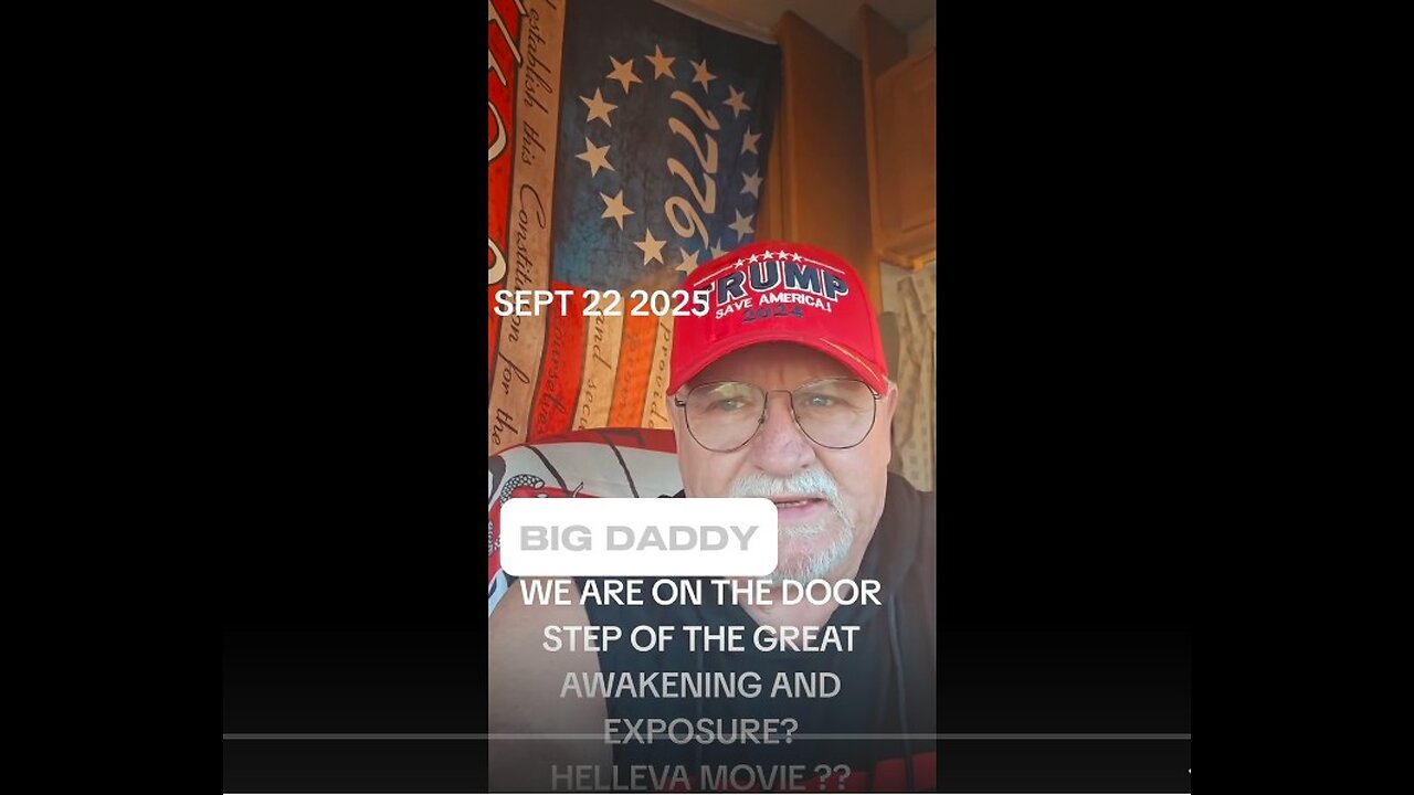 We are on the door step of the great awakening and exposure? helleva movie?