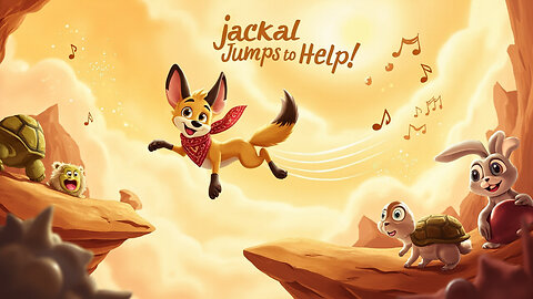 Jackal Jumps to Help 🐾💡 | Heroic Pop Song for Kids About Leadership & Kindness