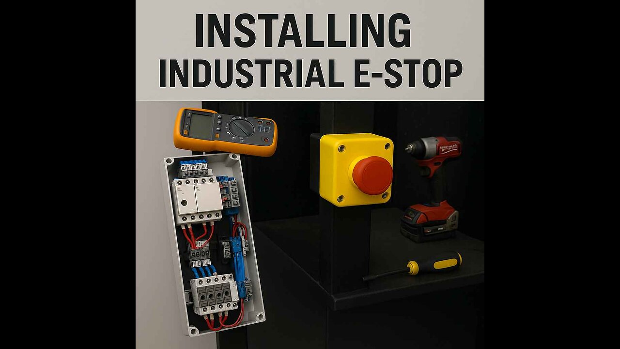 Installing an Emergency E-Stop Button on an Industrial Bandsaw | Callback Fix!