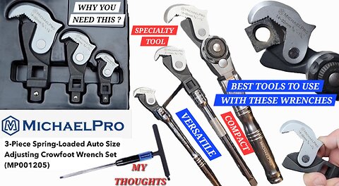 Michael Pro Tools 3PC Crowfoot Self Adjusting Wrench Review