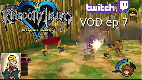 Kingdom Hearts stream -Twitch VOD ep7 Wandering the Jungle