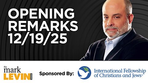 Mark's Opening Remarks - 12/19/25