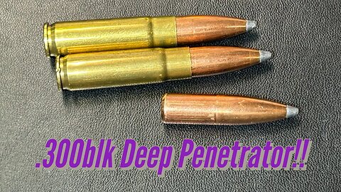 .300Blk, Nosler 200gr Partition Bullet, Testing in Gel Block