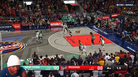 FOUL OR NO FOUL?? New York Liberty vs. Indiana Fever | FULL GAME HIGHLIGHTS Reaction
