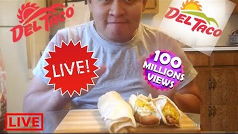 Mukbang Del Taco - Mexican Taco - Tasty Taco and Burritos 🌮 🌯 😋 😍 👌 🙌 🌮 🌯