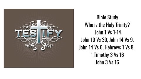 What is the Holy Trinity?