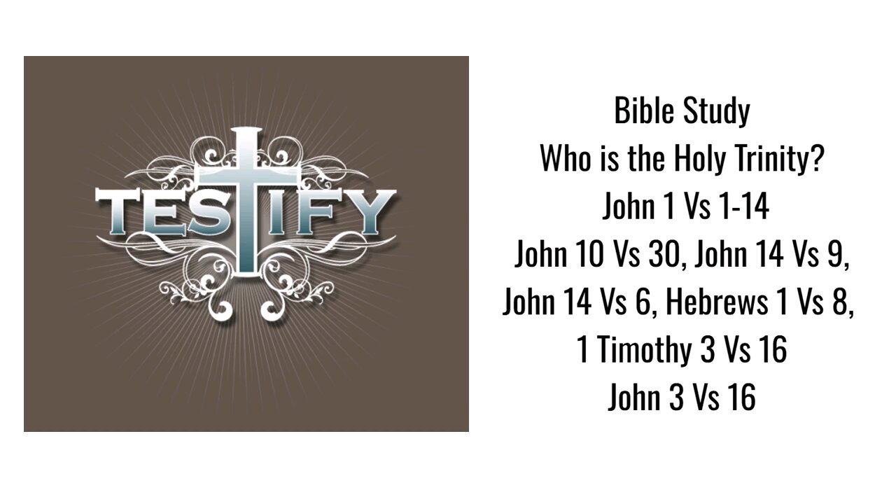 What is the Holy Trinity?