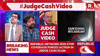 Judge Cash Scandal Video_ Top Lawyers Clash LIVE On TV, Arnab Schools Them