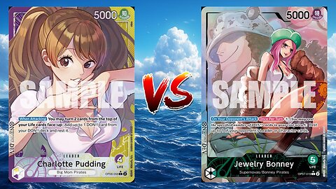 One Piece TCG Charlotte Pudding VS Jewelry Bonney!!