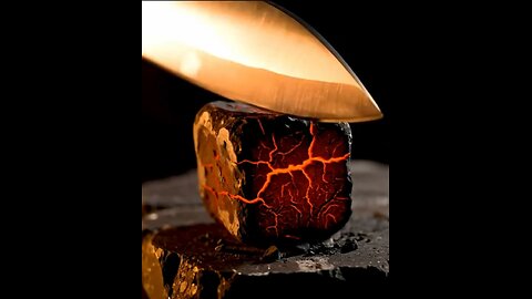 Ai Lava Cutting ASMR isn't possible in real Life