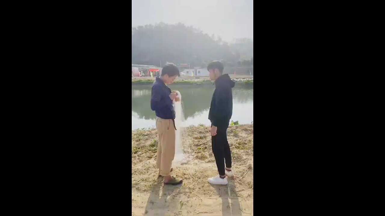 fishing technique gone went wrong