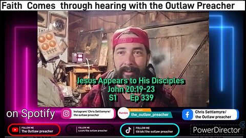 Jesus Appears to His Disciples John 20:19-23 S1 Ep 339