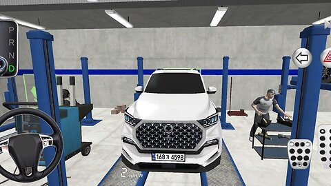 New Rexton SUV car in Auto Repair Shop Funny Driver - 3D Driving Class Simulation - Android gameplay