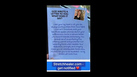 Stretchhealer.com - get notified 🙏❤️