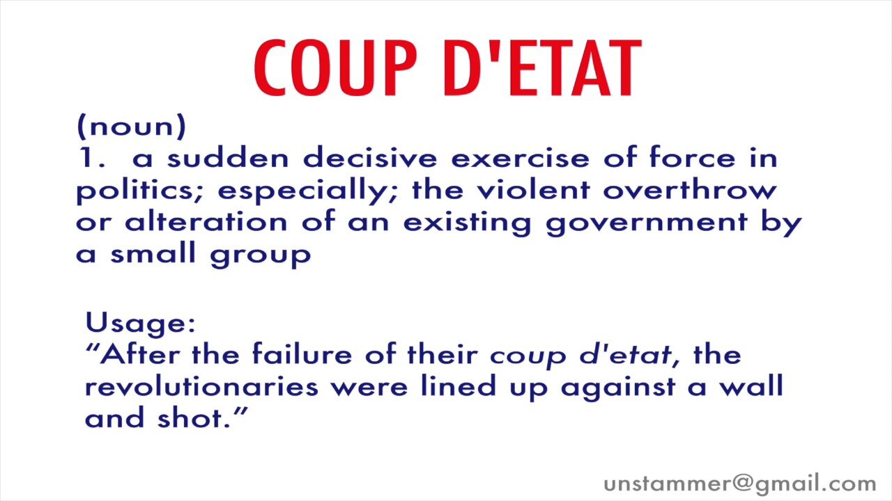 Is there a Coup D'état in America?