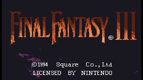 Final Fantasy III!
