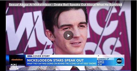 "Drake Bell Reveals Survival of Sexual Abuse at Nickelodeon"