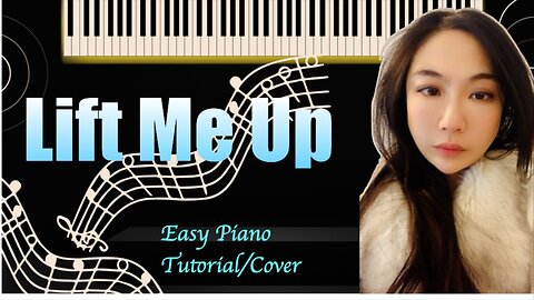 Lift Me Up PIANO Easy Slow Short Tutorial