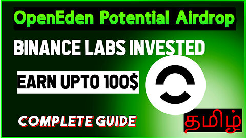 OpenEden Airdrop | binance labs invested 
