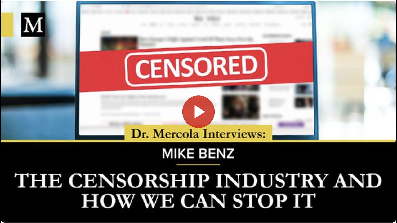 How the Censorship Industry Works, and How We Can Stop It- Interview with Mike Benz