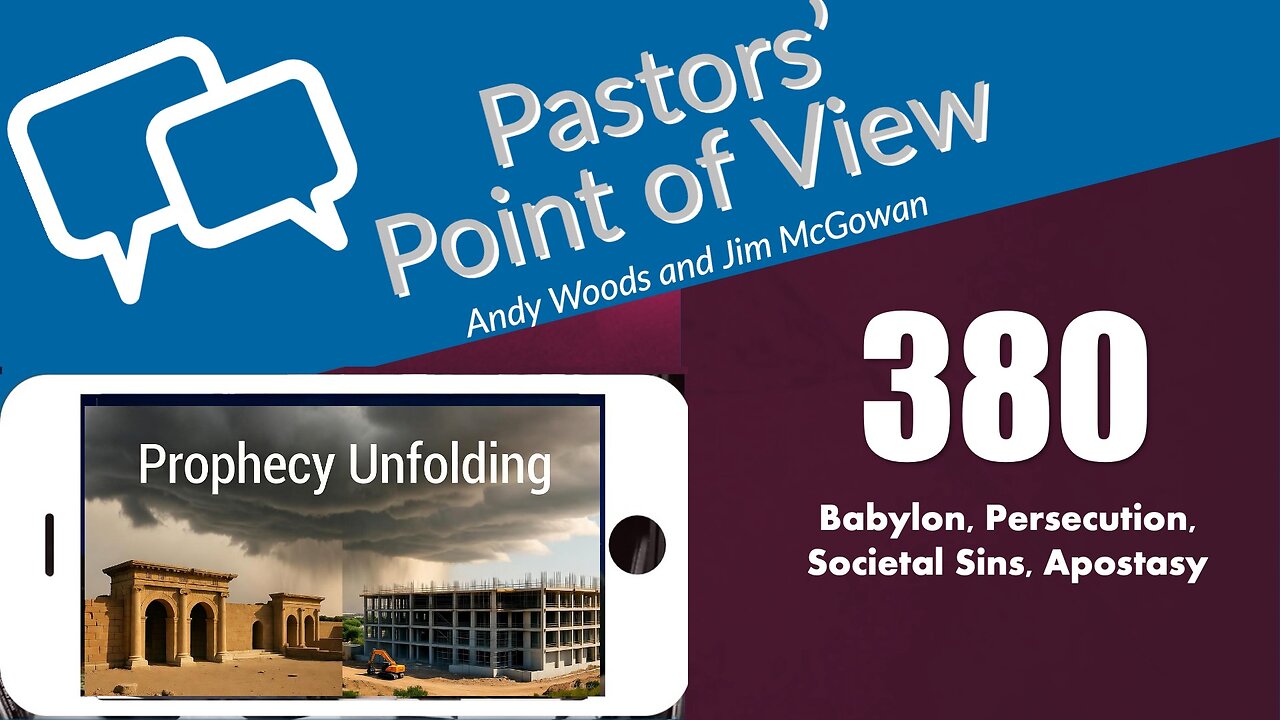 Pastors’ Point of View (PPOV) no. 380 - Prophecy update. Dr. Andy Woods. October 31, 2025