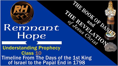 Prophecy Class 10 Timeline From The Days of the 1st King of Israel to the Papal End in 1798