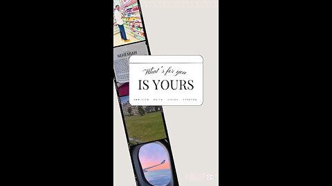 What's for you Is Yours