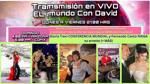 Gloria Trevi CONFERENCIA MUNDIAL y Fernando Cantú NIEGA su arresto (+ MÁS)
