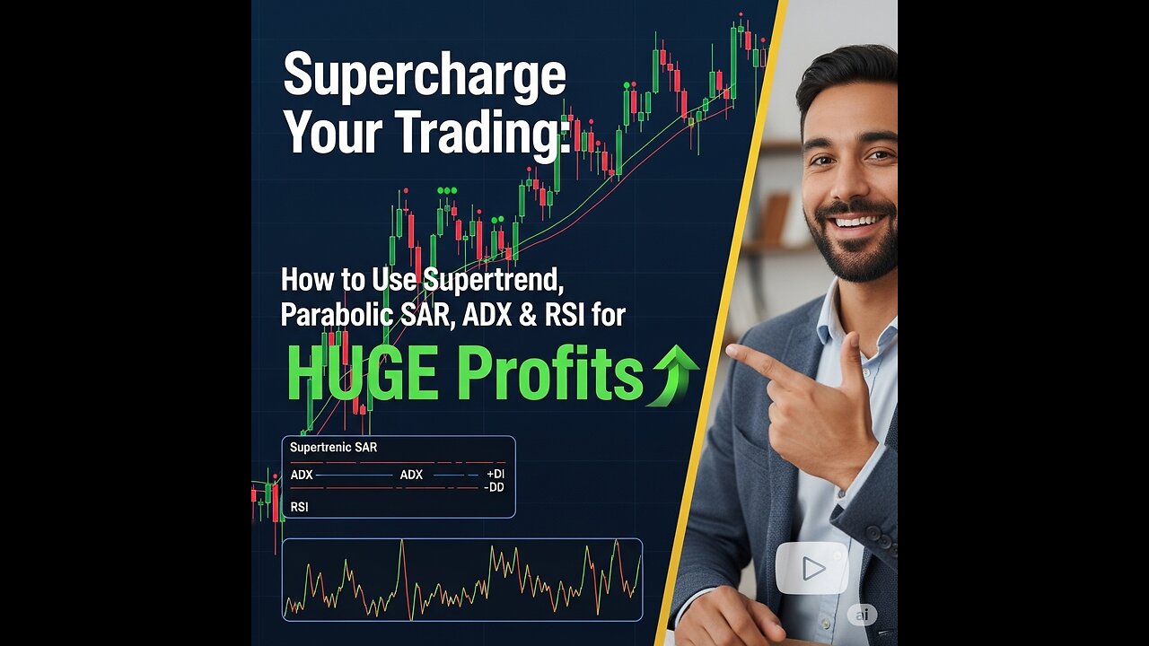Supercharge Your Trading Profits: Use Supertrend, Parabolic SAR, ADX & RSI For HUGE Trading Profits