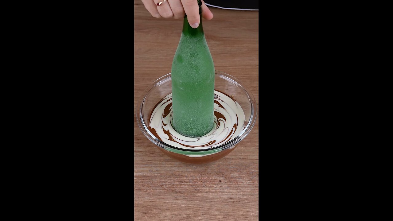 Put a bottle in the freezer before leaving home! This is the most delicious dessert I’ve