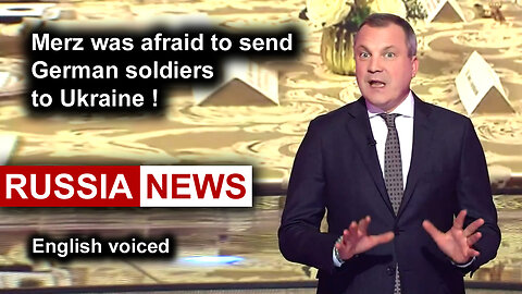 Merz was afraid to send German soldiers to Ukraine!