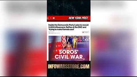 Alex Jones: Soros Destroying Democrat Party Before Civil War - 3/24/25