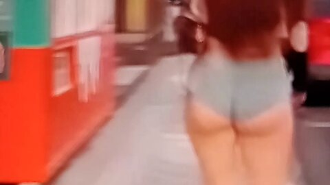 Grey little shorts fit check