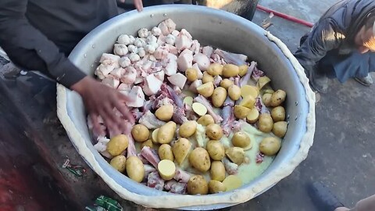 Massive 500 KG Rosh Making daily _ Most Crowd Afghan Rosh Dampukhat