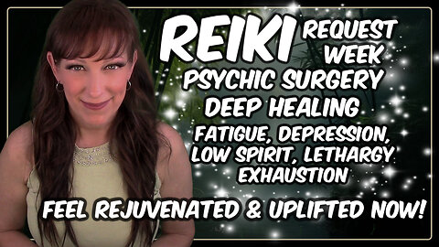 Reiki✨Deep Energy Healing & Recovery🤍Psychic Surgery🤍Exhaustion- Depression -Weary & Weak Spirited