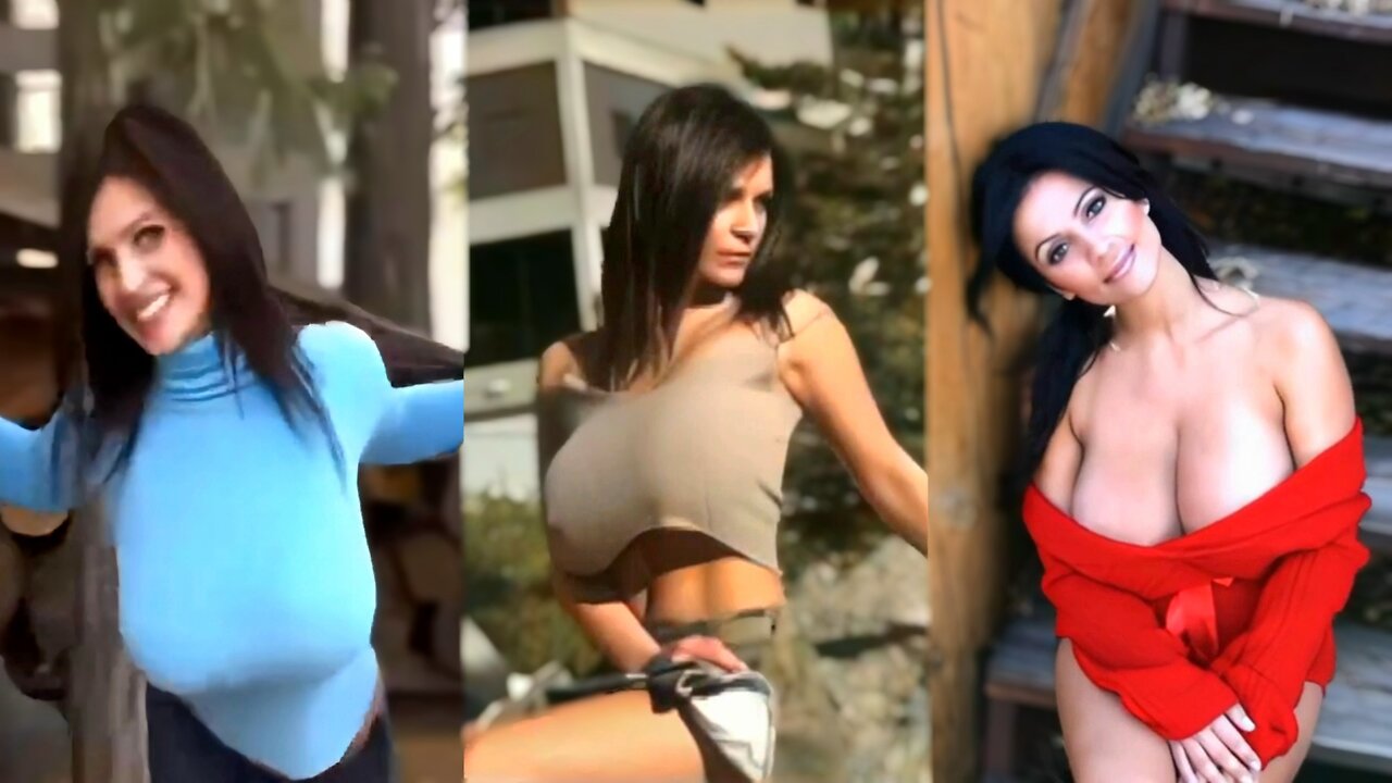 Mountain vacation with model Denise Milani