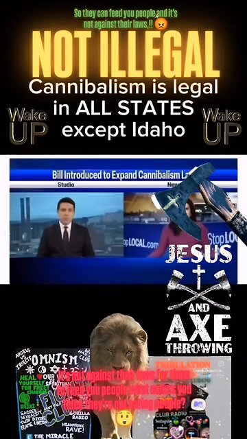 LEGAL CANNIBALISM! USA!