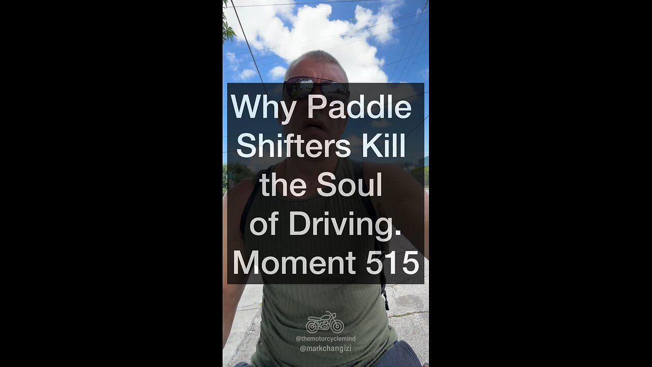 Why Paddle Shifters Kill the Soul of Driving. Moment 515