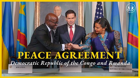 Secretary Rubio hosts a Democratic Republic of the Congo-Rwanda Peace Agreement signing ceremony