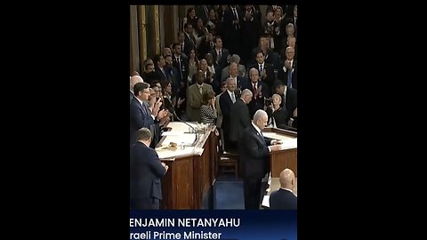 Netanyahu Speaks US Congress prostrates in Applause 👏