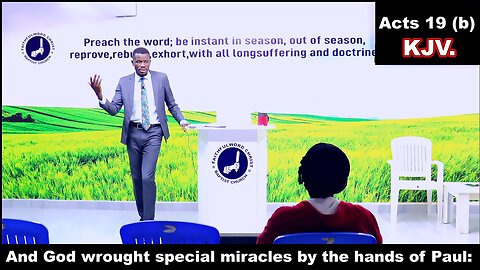 And God wrought special miracles by the hands of Paul: