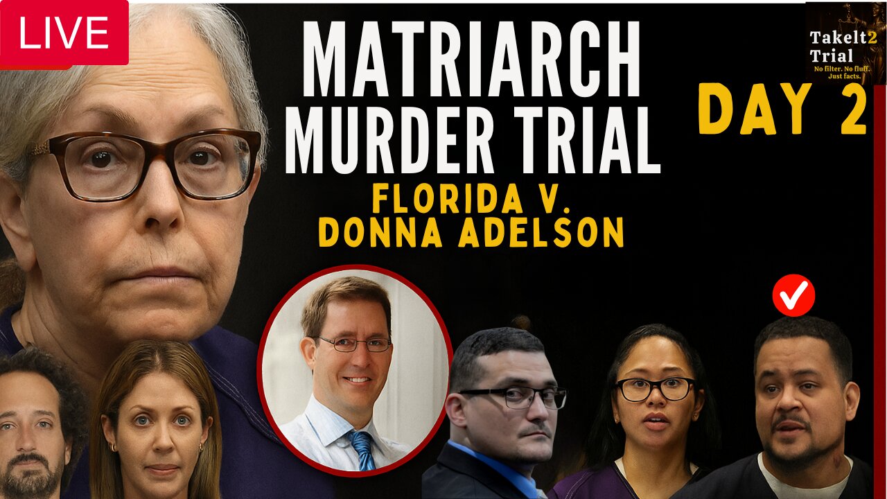 LIVE: Donna Adelson Trial Day 2: Wendi’s Turn? State Turns Up the Heat