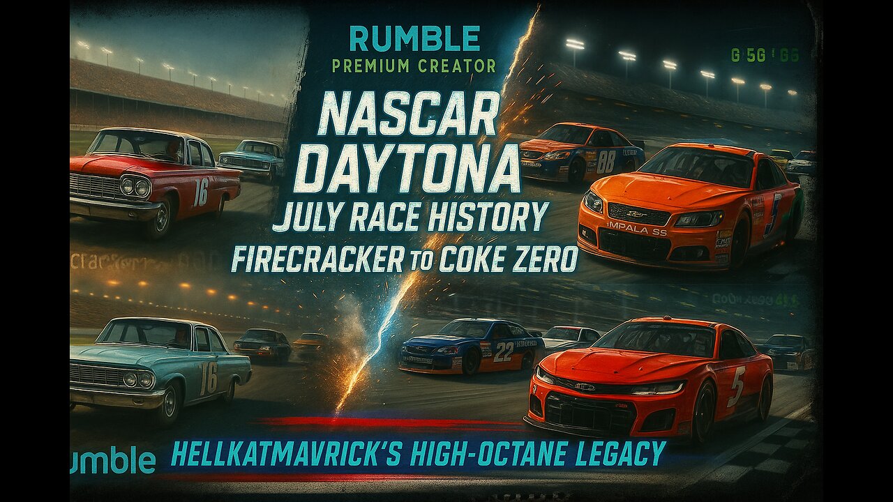 🏎 🏁NIght 1 of NASCAR Daytona July Race History including NASCAR DOCS: Firecracker to Coke Zero