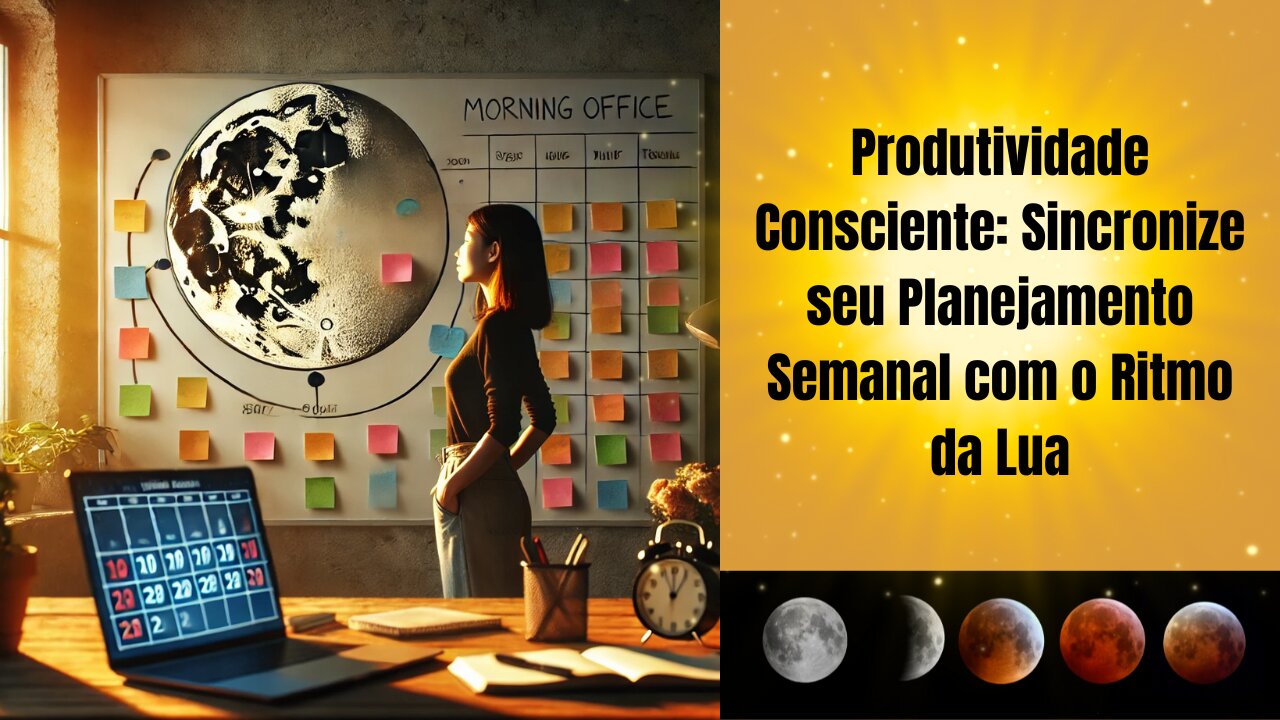 Produtividade Consciente: Sincronize seu Planejamento Semanal com o Ritmo da Lua